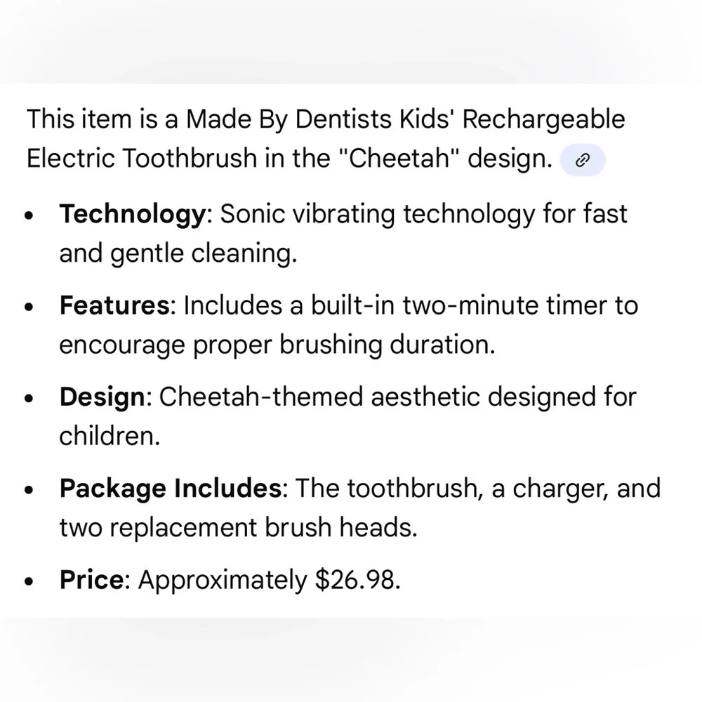 Cheetah Electric Toothbrush